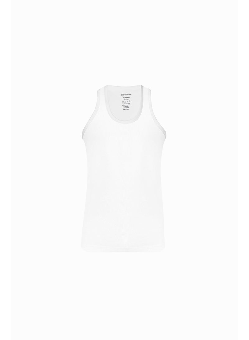 جون جلادستون صدريات جون غلادستون الرجالية، لون أبيض، عبوة من 6 قطع - Image 3